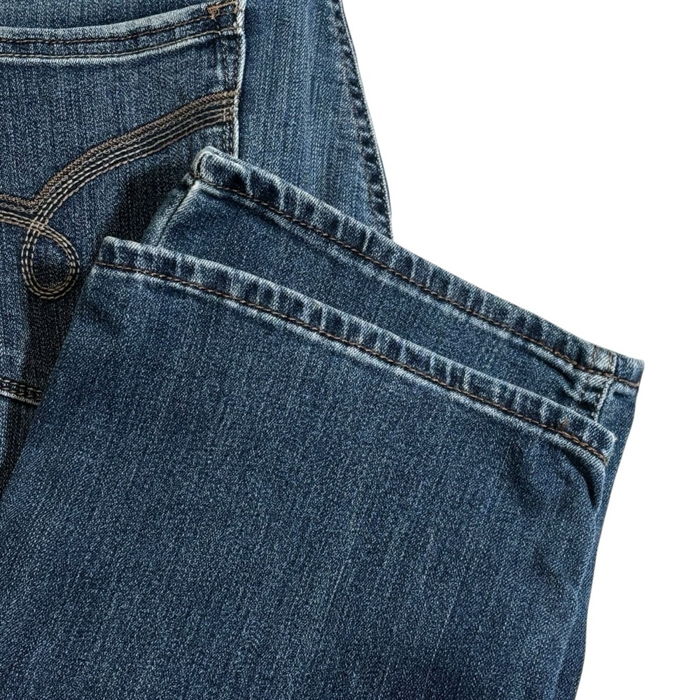 Riders by Lee Womens Jeans 16P Petite Mid Rise Straight Leg Stretch Denim Casual - Picture 10 of 16